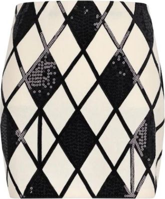 Blumarine Gonna St. Argyle - Dames - Korte rokken - Veelkleurig - M - Rokken