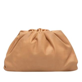 Bottega Veneta Pre-owned Clutches, female, Beige, Size: ONE SIZE Pre-owned Teen Pouch