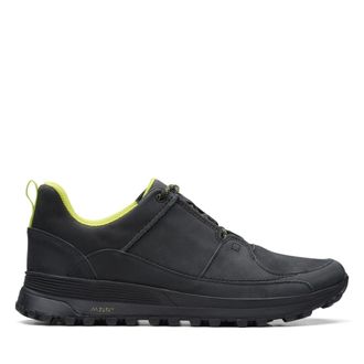 Clarks Mens ATL Trek Run Sneaker, Black Leather, 8.5 UK