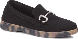 Ros Hommerson Gwyneth Bit Loafer in Black Knit at Nordstrom, Size 10.5