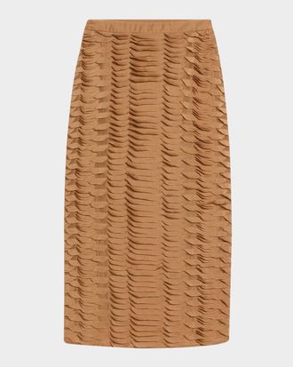 TWP Sylkie Scales Midi Skirt