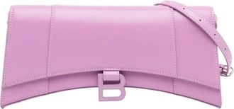 Balenciaga Pre-owned Hourglass XS Top Handle Bag - Dames - Vintage Schoudertas - Roze - ONE Size - Leer - Vintage