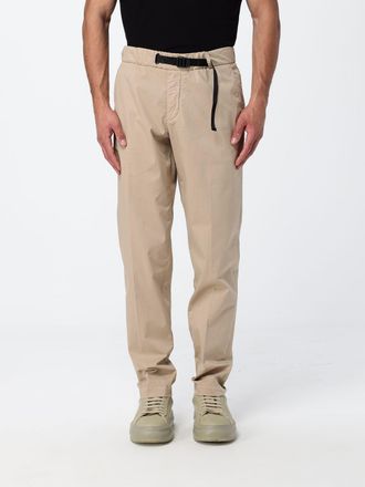 Peuterey Pantaloni in cotone stretch con coulisse in vita e gamba dritta