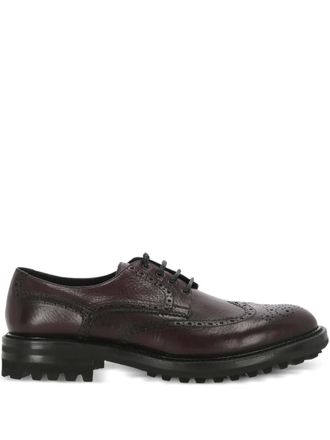 Ortigni leather brogues - Brown