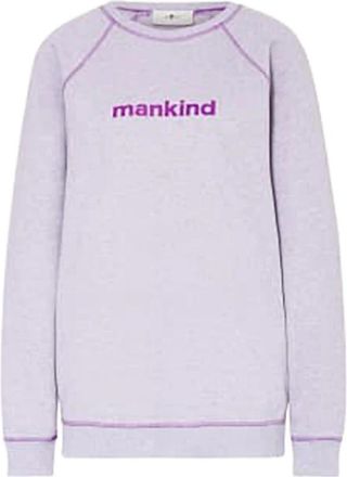 7 For All Mankind Felpa - Dames - Sweatshirts - Paars - S - Hoodies & sweatvesten