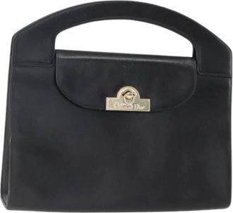Dior Pre-owned Vintage Handtas - Dames - Vintage Handtas - Zwart - ONE Size - Leer - Vintage