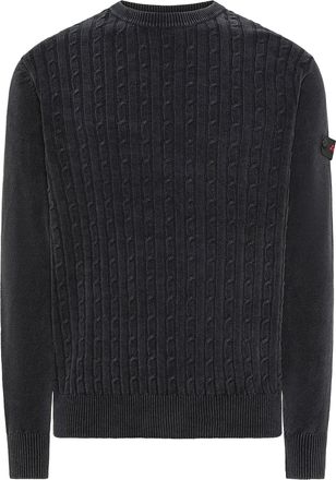 Peuterey Peuterey Cursa Cable Knit Chenille Sweater
