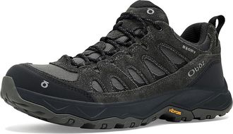Oboz Footwear Sawtooth Ascent Low B-dry Mens Shoes Charcoal : 12.5 D - Medium, Leather