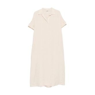Eleventy Dames, Jurken, Beige, Maat: XS