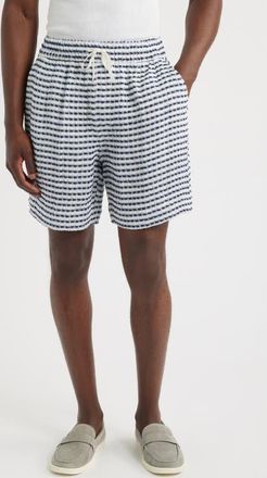CH&Eacute; Studios Rita Linen Shorts in Blue at Nordstrom, Size Xx-Large
