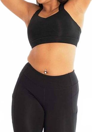 Handful Y Back Bra In Booya Black