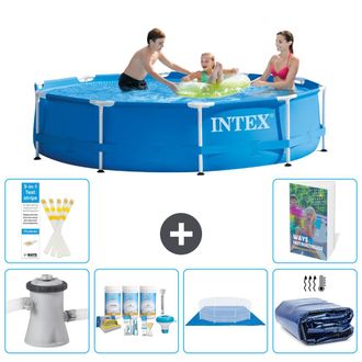 Intex Piscina Con Estructura Redonda - 305x76 Cm - 7-piezas S289