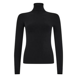 Gucci Naadloze stretch nylon jersey top - Dames - Truien - Zwart - Maat: M Nylon