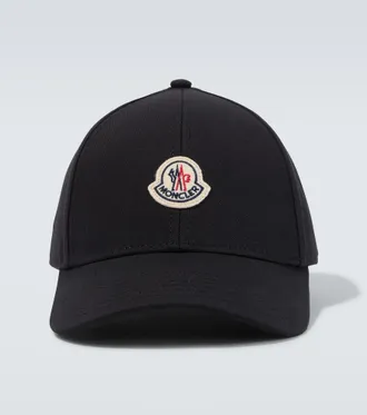 Moncler Logo cotton twill baseball cap
