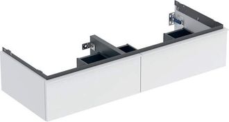 Keramag Keramag - Geberit Icon Mueble Bajo Lavabo Para Lavabo Doble, 2 Cajones