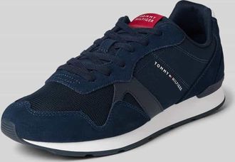 Tommy Hilfiger Low Top Sneaker aus Leder-Mix Modell MAXLITE MIX in Dunkelblau, Gr&ouml;&szlig;e 40
