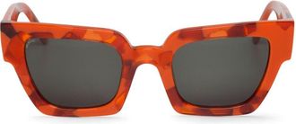 Mr.Boho Frelard ZM6-11 Mens Sunglasses Orange Size 49