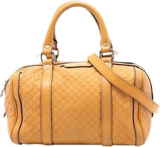 Gucci Pre-owned Handbags, female, Yellow, Size: ONE SIZE Pre-owned Vintage Handbag