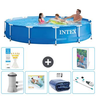 Intex Piscina Con Estructura Redonda - 366x76 Cm - 7-piezas S261