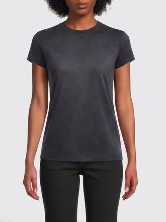 Courr&egrave;ges T-Shirts COURR&Egrave;GES Donna colore Nero