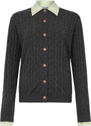 Silvian Heach Cardigan Shila - - Knitwear - Donna - Grigio - XS
