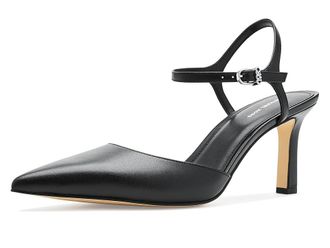 Michael Kors Amara Mid Pumps Womens Shoes Black : 9.5 M, Leather