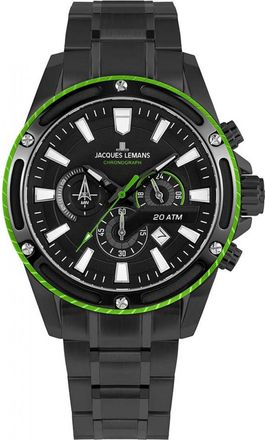 Jacques Lemans 1-2141H Mens Liverpool Watch - Black - One Size