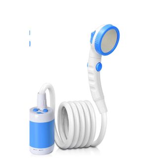 OEM 1 Juego De Ducha El&eacute;ctrica Port&aacute;til, 5000 Mah, Dise&ntilde;o Sencillo, Para Uso En Exteriores, Camping, Obras De Construcci&oacute;n