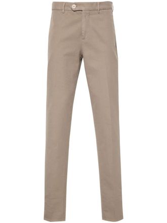 Brunello Cucinelli Pantaloni slim - Marrone