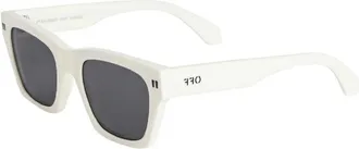 Off-white OERI13XVALDEZ0107 Square Full-Rim Sunglasses - White