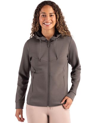 Clique Haven Recycled Womens Full Zip Hooded Sweatshirt