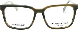 Kenneth Cole KC0360 Rectangular Acetate Eyeglasses - Green