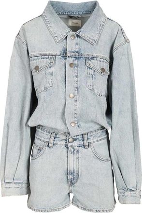 Haikure Elle Jumpsuit - Dames - Playsuits - Blauw - XS - Katoen - Jumpsuits & Playsuits