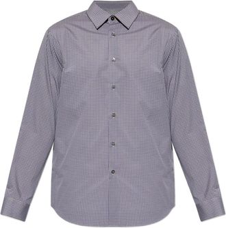 Paul Smith Regular-Fit Gingham Shirt - Heren - Casual Overhemden - Grijs - XL - Katoen - Overhemden