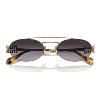 Miu Miu Sunglasses, female, Yellow, Size: 53 MM Mu54Zs Sunglasses