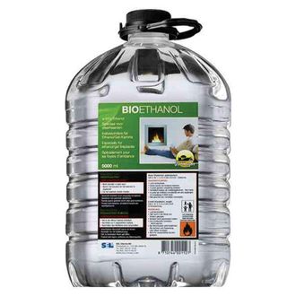 OEM Bioetanol Natural Inodoro 5 Litros De Luz De Granja Ecol&oacute;gica 95% Para Chimenea Y Estufas