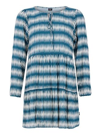 Protest Strandkleid PROTEST Kleid PRTJESS, Damen, Gr. XL, EURO, blau (raku blau), Obermaterial: 100% Viskose CV., Kleider Strandkleid