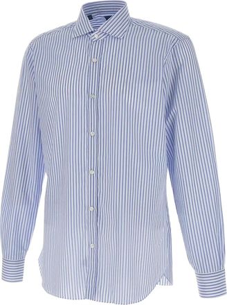 Barba Camicia a righe con bottoni - Blu