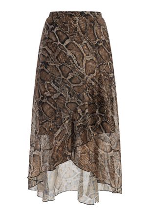 Faina midirok Dames beige slang