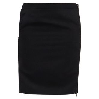 Giorgio Armani Pencil Skirt in Black Cotton