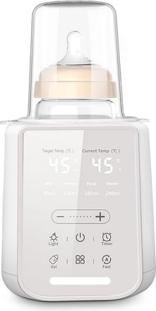 OEM Calientabiberones 8 En 1: Calientabiberones Multifuncional Con Luz Nocturna Y Temporizador, Ideal Para Viajar, Conserva Los Nutrientes De La Leche Mat