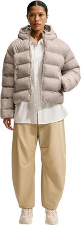 Nike Therma-FIT Classic Jacket - Dames - Sport - Beige - Maat: S Taf