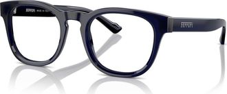 Ferrari 51mm Round optical glasses in Blue at Nordstrom