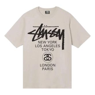 St&uuml;ssy World Tour T-Shirt Smoke 3903713-SMOK