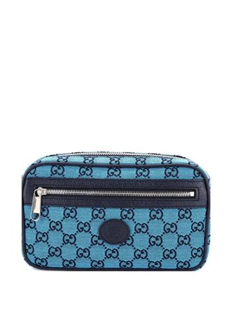 Gucci Multicolor GG Canvas belt bag - women - Canvas - One Size - Blue