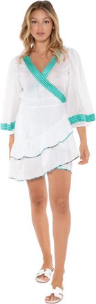 Sabrina Crippa Olivia Wrap Dress In White