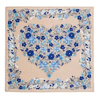 Twinset Silky Scarves, female, Beige, Size: ONE SIZE Kefia St. Cuore