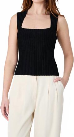 French Connection Ottoman Top In Black