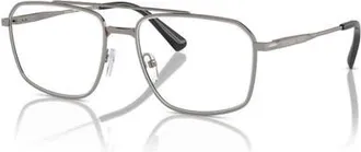 Michael Kors 56mm Square optical glasses in Grey at Nordstrom