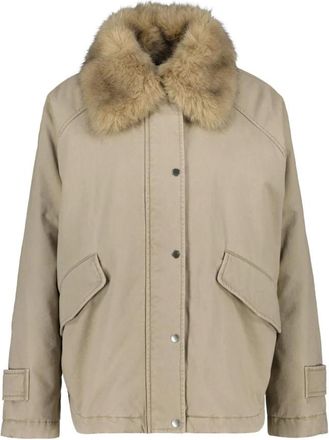 Marc O'Polo Giacca Outdoor Tessuta - - Jackets - Donna - Beige - XS